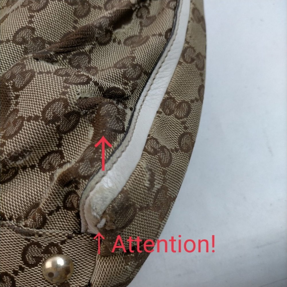 Auth Gucci Shoulder Bag Brown Canvas #43201G87 - Picture 9 of 9